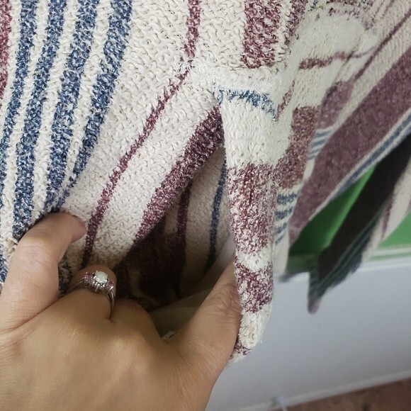 Hollister Women's beach surf surfer striped pullover jacket size small - Picture 2 of 10